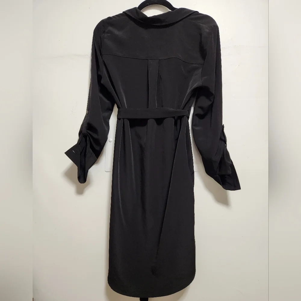 MOTHERHOOD MATERNITY Size Med Black Dress. EUC long sleeve - Picture 2 of 2